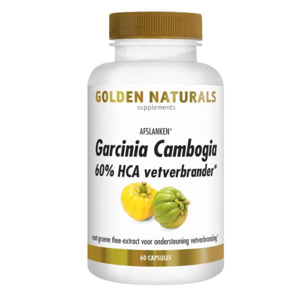 Golden Naturals Garcinia Cambogia 60% HCA vetverbrander - 3 potten 20% korting